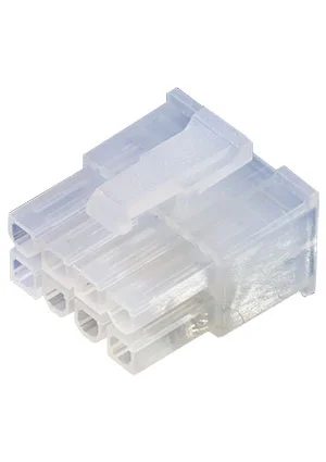 KLS MF-2x4F (MF-8F), розетка на кабель БЕЗ КОНТАКТОВ 4.2мм Mini-Fit (L-KLS1-4.20-2X04-MH)