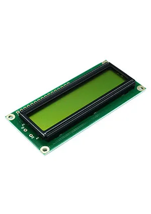 WINSTAR WH1602B-NYG-CT#, ЖКИ знакосинтезирующий 16x2, FSTN, 80x36мм, видимая область 66x16мм