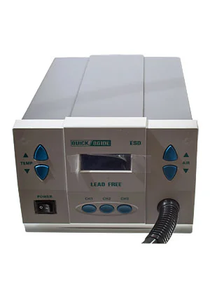 QUICK QUICK861DE ESD, промышленная паяльная станция термовоздушная 1300Вт (фен паяльный)