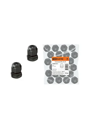 TDM electric SQ0806-0010, MG LX 25, сальник  диаметр проводника 13-18мм IP68 черный