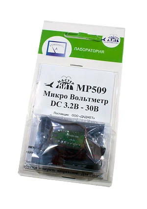МКИТ MP509, Микро Вольтметр DC 3.2В - 30В