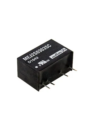 Murata PS MEJ2S0303SC, DC/DC преобразователь на плату 2Вт 3.3-3.3В Single 5.2кВ