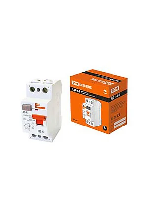 TDM Electric SQ0203-0011, УЗО ВД1-63 2Р 40А 100мА