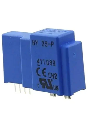 LEM HY 25-P, датчик тока 25А -/+15В -/+4В в плату, встроенная шина
