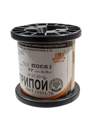 ПМП Припой ПОС61 ТР 0.5мм катушка 500г