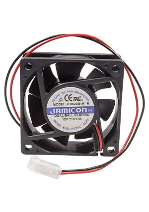 JAMICON JF0620B1H-R, вентилятор 12В 60х60х20мм подшипник качения