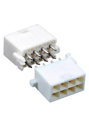TE Connectivity 1-794065-1, Вилка на плату, Wire-to-Board, 8 Position, 4.14 mm 2х4 miniUNML , совместима с 794192-1