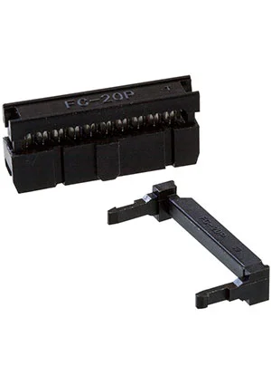 KLS IDC-20F, гнездо на шлейф шаг 2.54мм (L-KLS1-204-20-B)