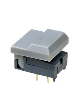 Switronic MP86B0GH-G, кнопка без фиксации серая 24В 12mА