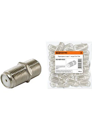 TDM electric SQ1809-0023, Переходник гнездо F - гнездо F б/п