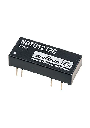 Murata PS NDTD1212C, DC/DC преобразователь на плату 3Вт 12В-12В DIP24 (THI1221)