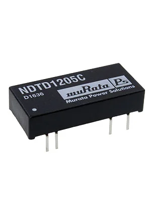 Murata PS NDTD1205C, DC/DC преобразователь на плату 3Вт 12В-5В DIP24 (THI1220)