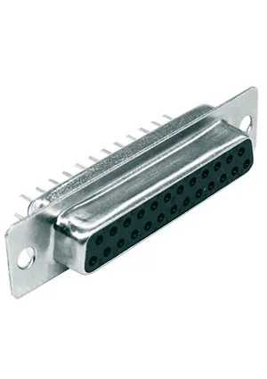 CONNFLY DS1034-25FBNSISS, D-SUB розетка плату =DBS-25F
