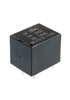 Gangyuan WL73-S-112D, реле 12В, герметичное, катушка 0.36 Вт,  1Form C =HF3FA/012-ZSTF(136)