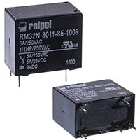RELPOL RM32N-3011-85-1009, 2615028  , Реле 9VDC 1 Form C 250VAC/5А