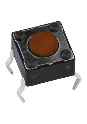 DIPTRONICS DTS-62N-V, тактовая кнопка 6x6мм с заземлением