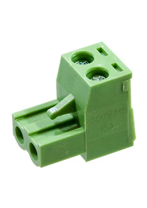 KLS L-KLS2-EDK-5.08-02P-4C, клеммник угловой 2 контакта 5.08мм (2EDGK-5.08-02P-14)