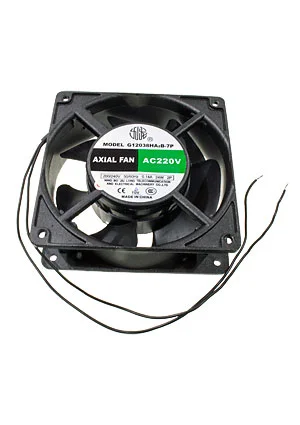 JIULONG MOTOR G12038HA2BL-7P, вентилятор 220В провода 120х120х38мм 7лопастей подшипник качения