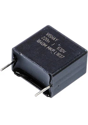 Vishay MKP1840422634M, конденсатор MKP 0,22Ф 5% 630В dc шаг 15мм