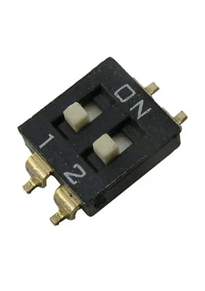 Daier SWD4-2, (DM-R02) SMD DIP переключатель 2 поз. шаг 2.54мм