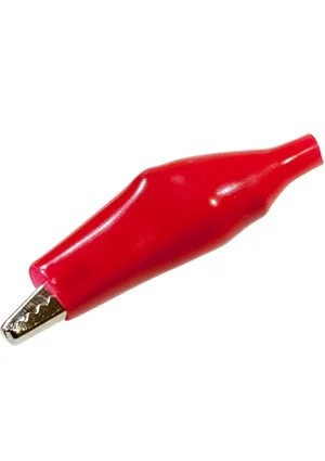 Rexant 16-0003 red, зажим крокодил 56мм изолированный красный 5А