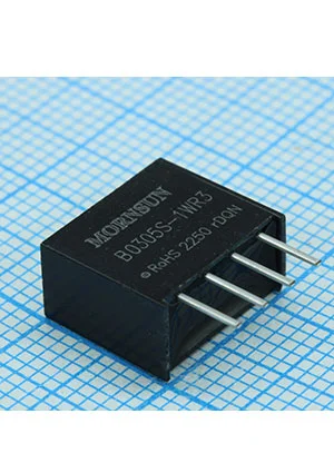 Mornsun B0303S-1WR3, Преобразователь DC/DC 1Вт вход 3В выход 3В изоляция: 1500В