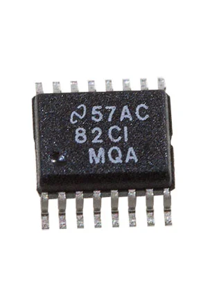 TI LM82CIMQA, микросхема датчика температуры SSOP16