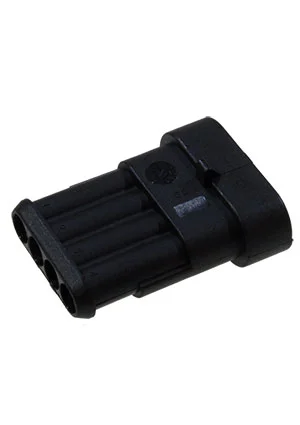 LHE 115000410172, Корпус разъема без контактов, Socket (female), черный, полиамид, аналог 282106-1, SUPE