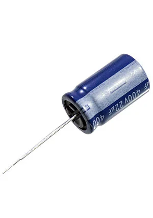 Aishi EGW2WM220W20OT, конденсатор электролитический 22мкФ 450В -40+105грдC 12.5х20 480мА 10000ч
