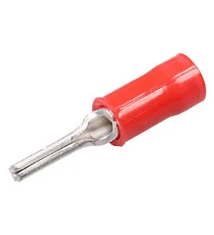TE Connectivity 165143-0, PLASTI-GRIP0, клемма шпилька изолированная красная на провод 0.3-1.4мм2