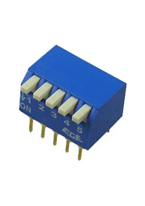 ECE RPL-05, DIP переключатель 5 поз. угол 90 (аналог для SWD3-5)