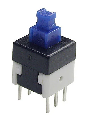 Switronic MPS-800-G, кнопка с фиксацией 8мм 30В 0.1A (B170G)