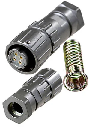 ACIT/POLSUN FQ14-4T-8, розетка на кабель герметичн. IP67 4 контакта 10А 500В