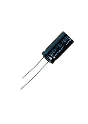 JAMICON JTK106M400S1GMH21L, конденсатор электролитический 10мкФ 400В 105C 10*21 (TKR100M2GG21M) (К50-35)