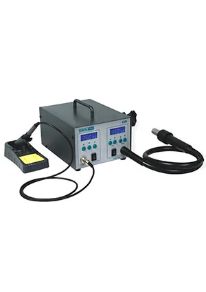 QUICK QUICK712 ESD, промышленная паяльная станция 2 в 1 индукционный паяльник + термофен 1200Вт 500С