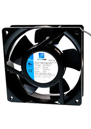 ACDCFAN GN120B2-R00, Вентилятор осевой, 120*120*38 мм, AC 220V, подшипник качения, 2600 об/мин, 84 СFM, 43 d