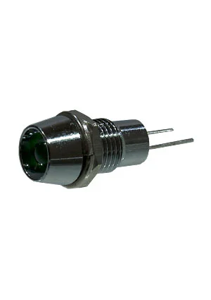 KLS L-KLS9-IL-M8-01A-G, Светодиод с держателем зеленый D=9.8мм h=5.2мм M8 (аналог для L-608G)