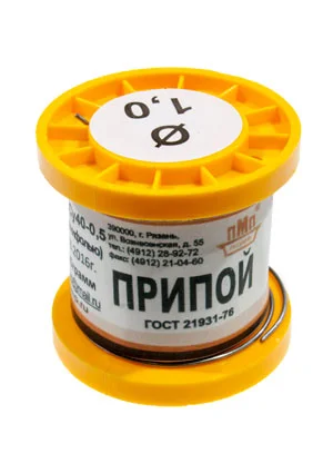 ПМП Припой ПОССУ40-05 ТР 1.0мм  катушка 100г