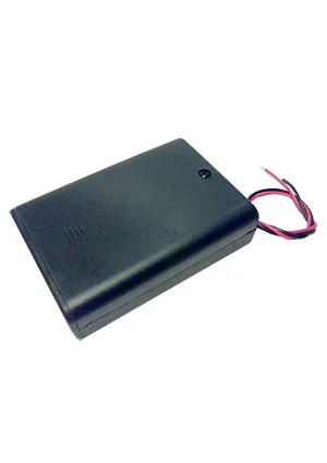 KLS KLS5-808-B, держатель для 3 батарей АА провод 15см. (крышка)