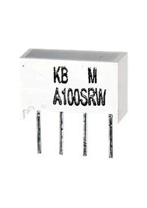Kingbright KB-A100SRW, светодиодная полоса красная 8.89х3.81мм 100мКд