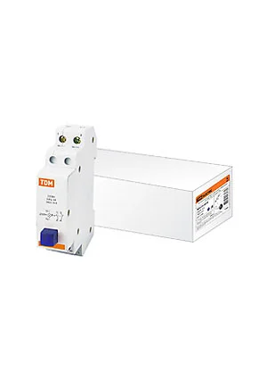 TDM Electric SQ0214-0019, Выключатель кнопочный c фиксацией и индикацией ВК-47M 1НО;1НЗ синий