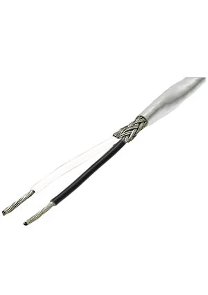 TE Connectivity 55A1121-24-0/9-9, Многожильные кабели 24AWG 2C BK/WH PRICE PER METER