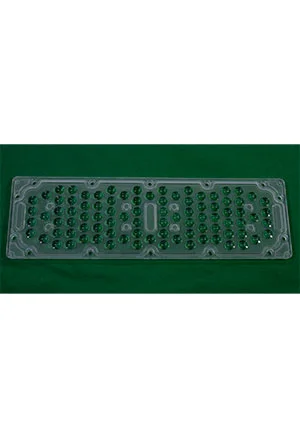 Sunlumin S01.01.01.063_SS-256X78-90-90, линза 256X78мм, 90 град, 90 LED, для 3030, PC, IP67, с уплотнителем