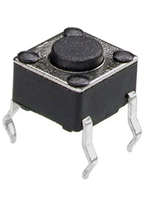 Switronic 0643HIM-130G-G, кнопка тактовая 6х6 h=4.3мм (аналог для TS-A1PS-130 DTS-61N SWT2)
