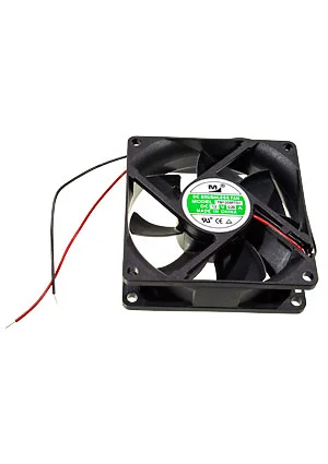JIULONG MOTOR Y-Y8025H12S, вентилятор 12В провода 80х80х25мм подшипник скольжения