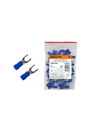 TDM electric SQ0503-0005, наконечник вилочный М5 1.5-2.5мм (100шт) НВИ2-5