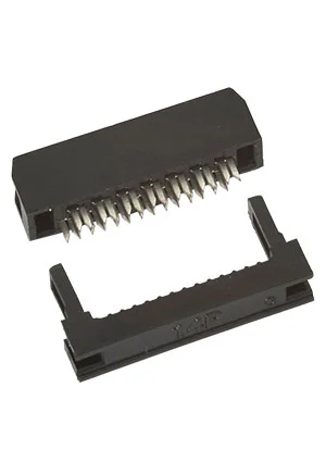 CONNFLY DS1017-14-N, IDC2-14F розетка 2мм на шлейф 14 pin без фиксатора кабеля
