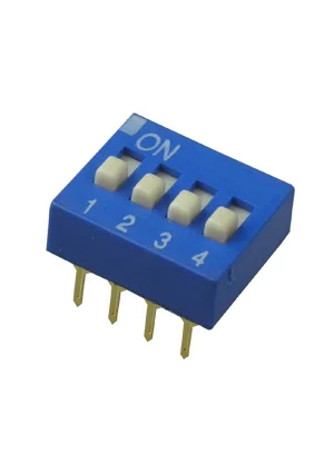Switronic DS-04BBU-G, DIP переключатель 4 поз. (аналог для SWD 1-4 ВДМ 1-4)