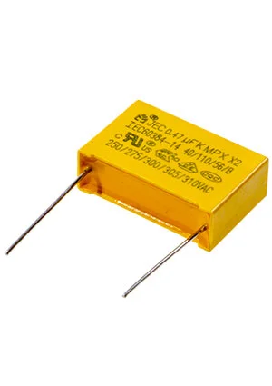 JEC JX474K2FE3XXS2320, Конденсатор плёночный 0.47мкФ 10% 310VAC 22.5мм d0.8 26.5*17*8.5 (=B32923C3474K)