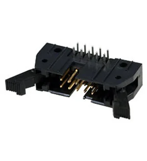 TE Connectivity 5499913-1, AMP-Latch-10 вилка на плату угл.2.54мм с защелкой